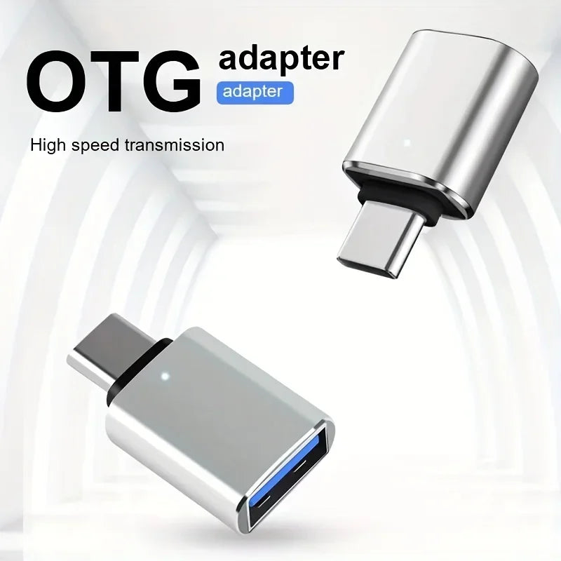 USB-A to USB-C OTG Adapter
