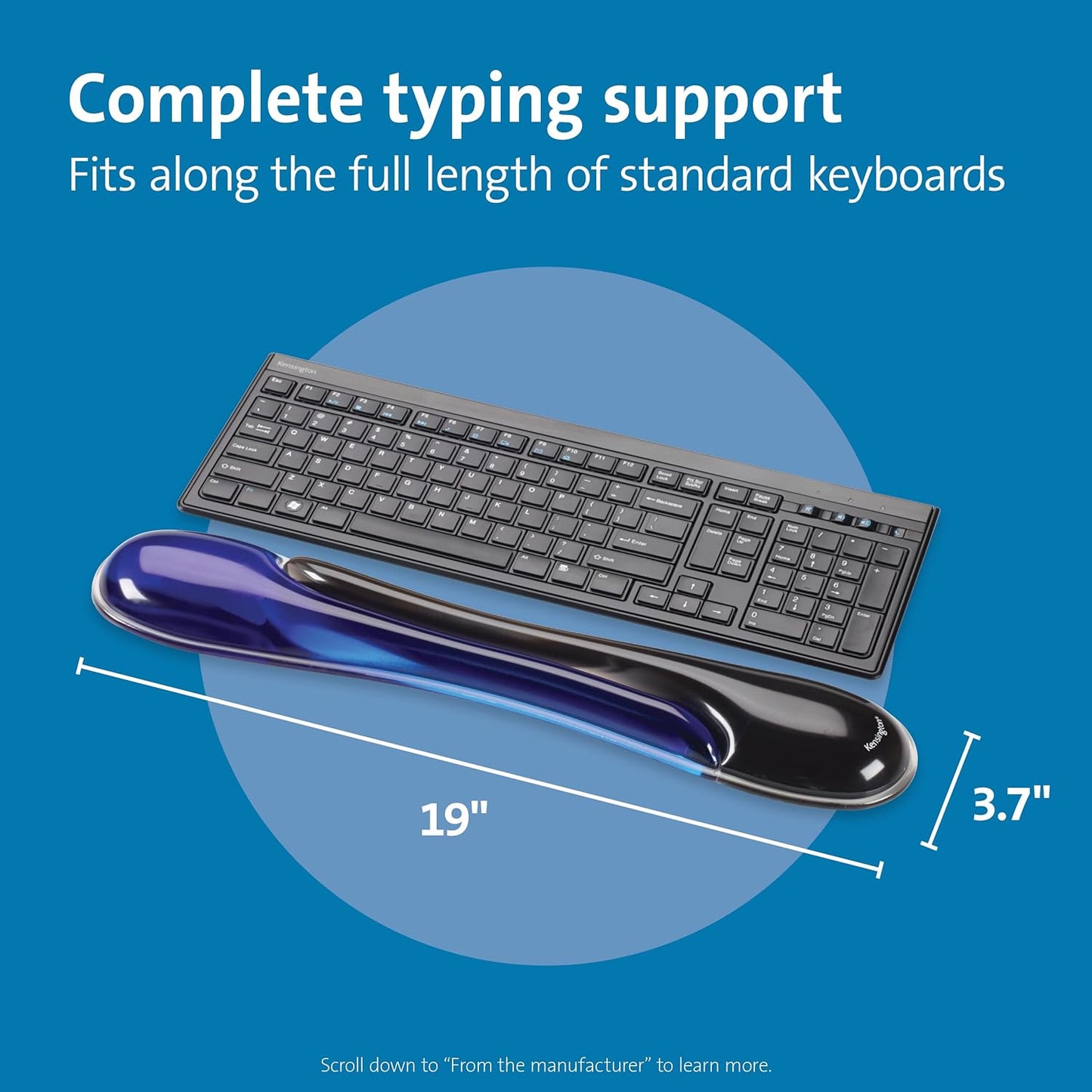 Duo Gel Keyboard Wrist Rest