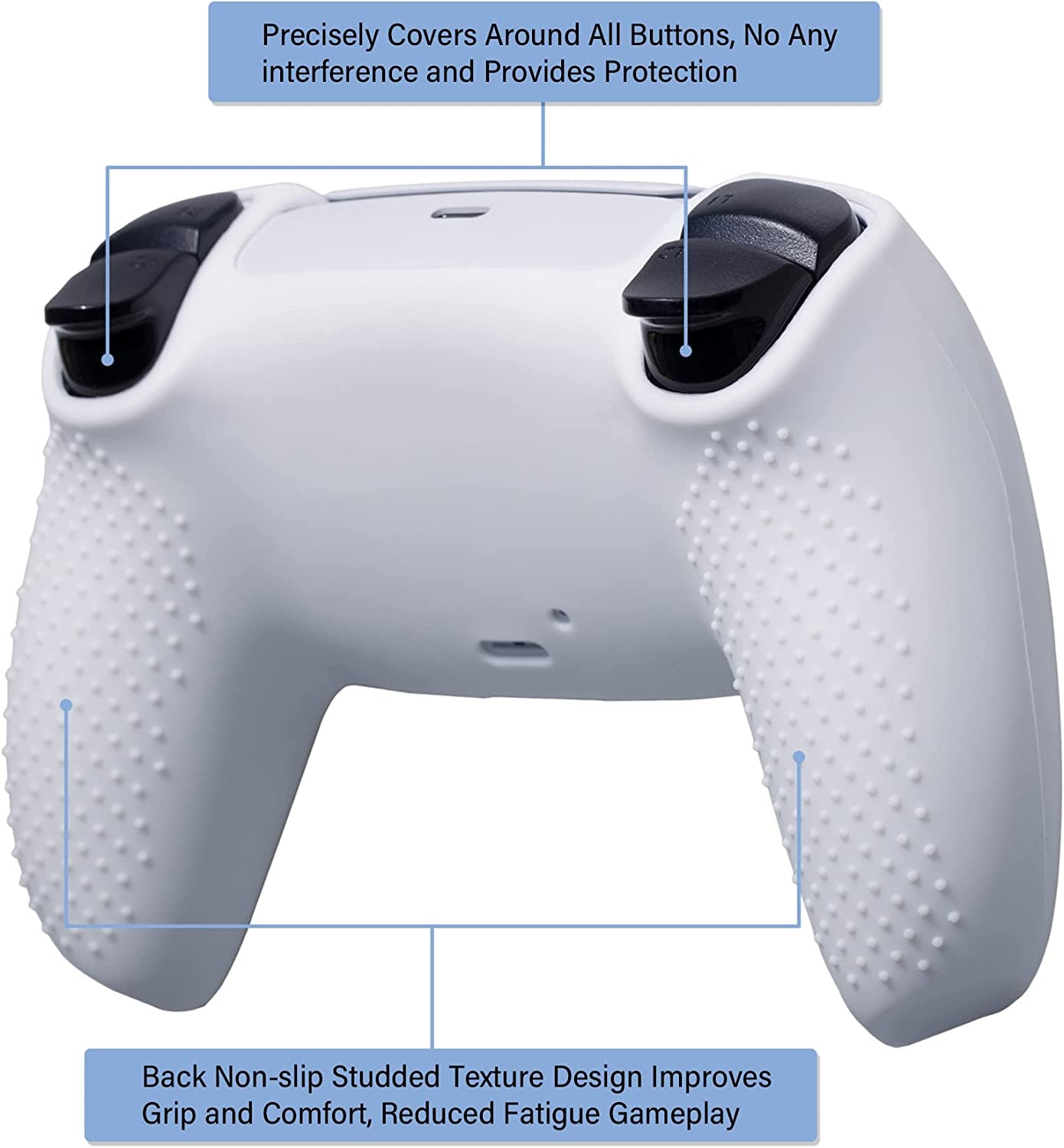 PS5 Controller Silicone Cover with Thumb Grips