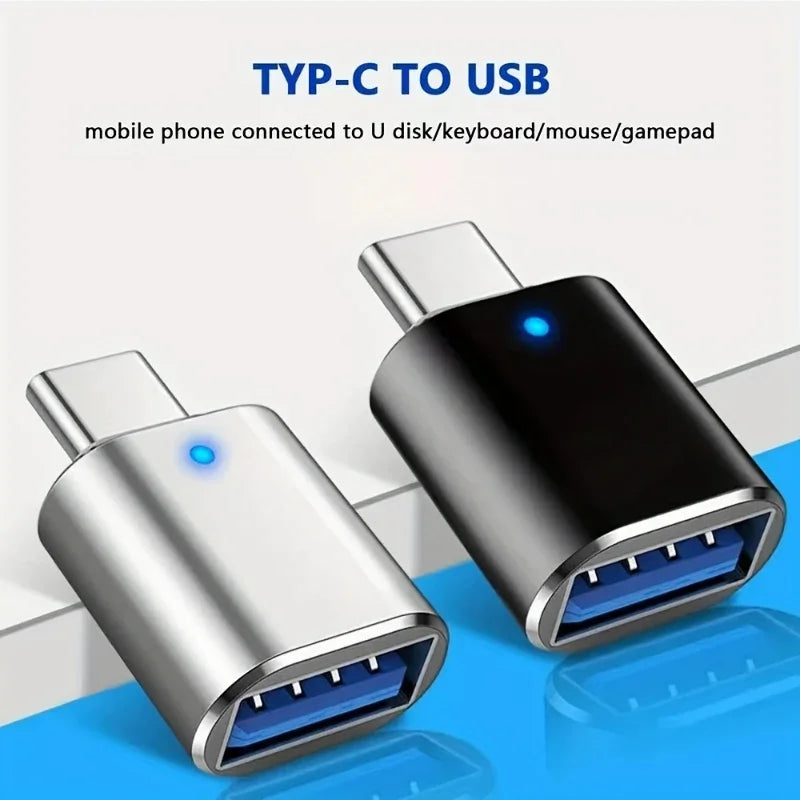 USB-A to USB-C OTG Adapter