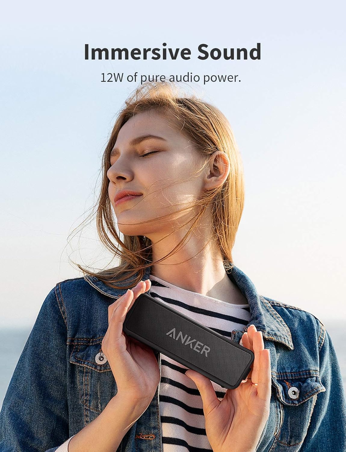 Soundcore 2 Portable Bluetooth Speaker with Stereo Sound