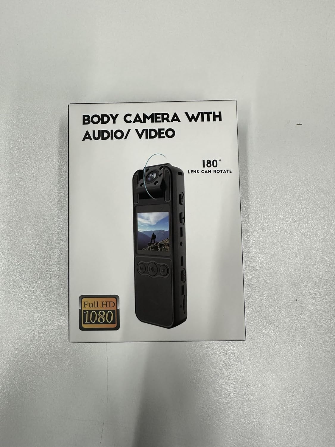 Body Camera with Audio and Video Recording