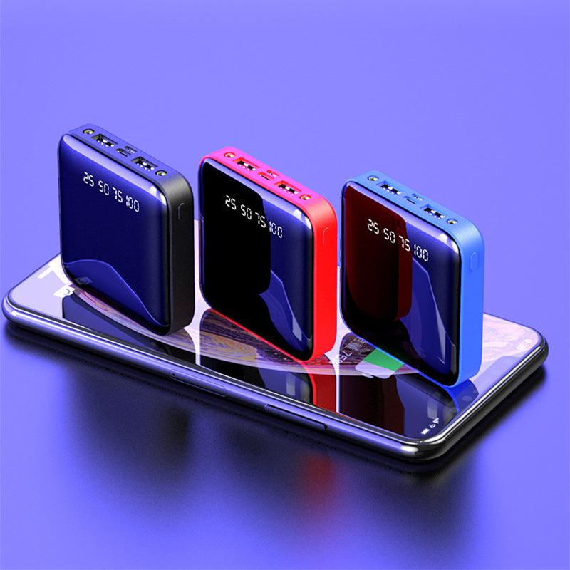 Mini Mirror Digital Power Bank