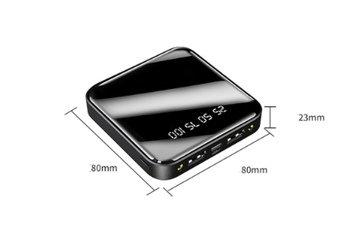 Mini Mirror Digital Power Bank