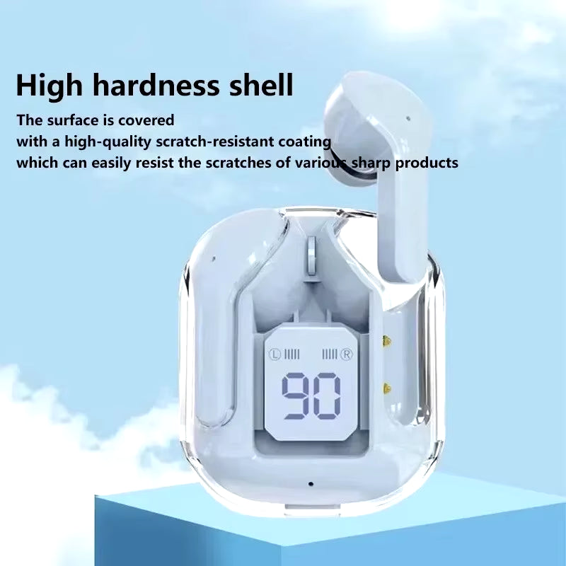 Wireless Bluetooth Earphone Transparent HIFI Headphones