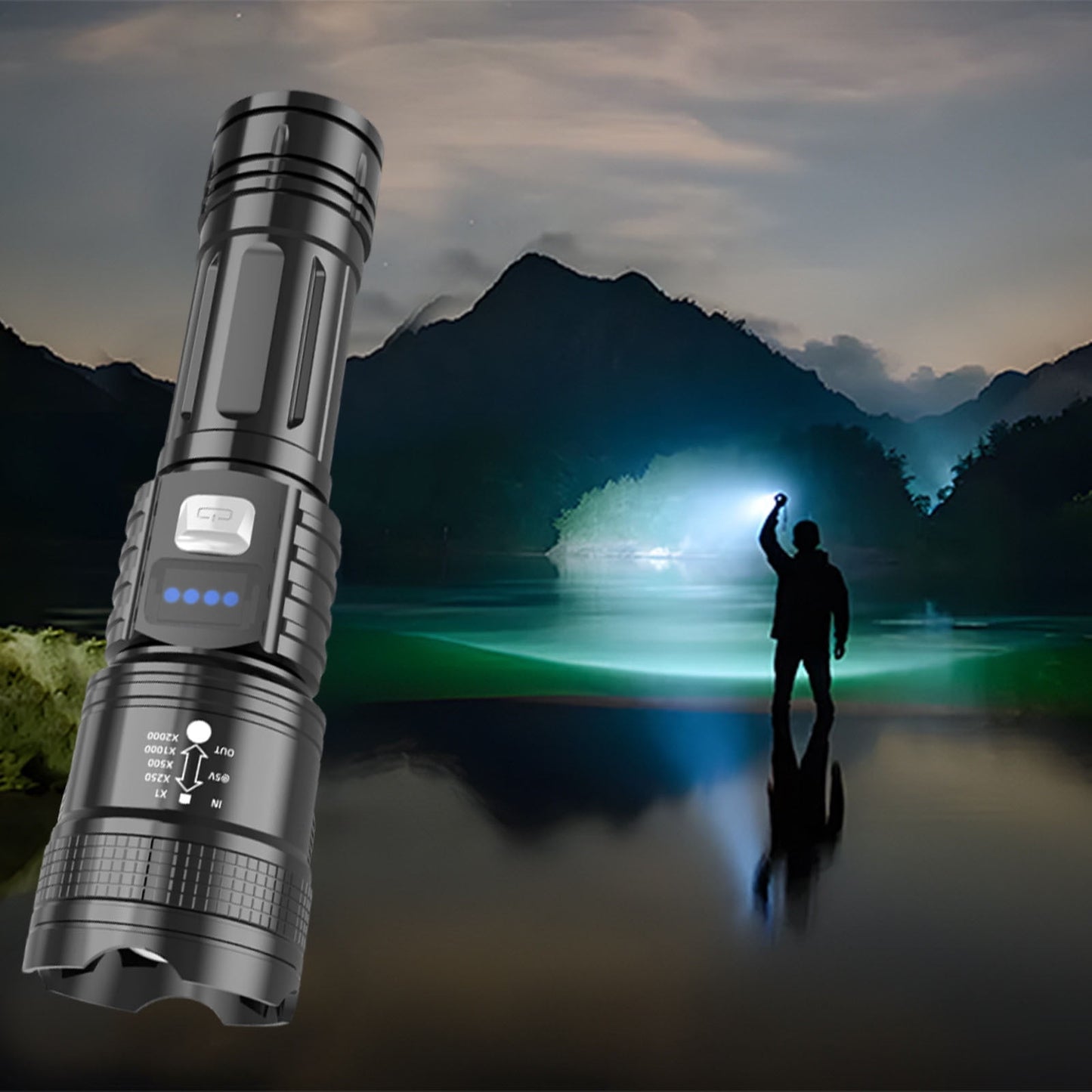 P50 Retractable Flashlight