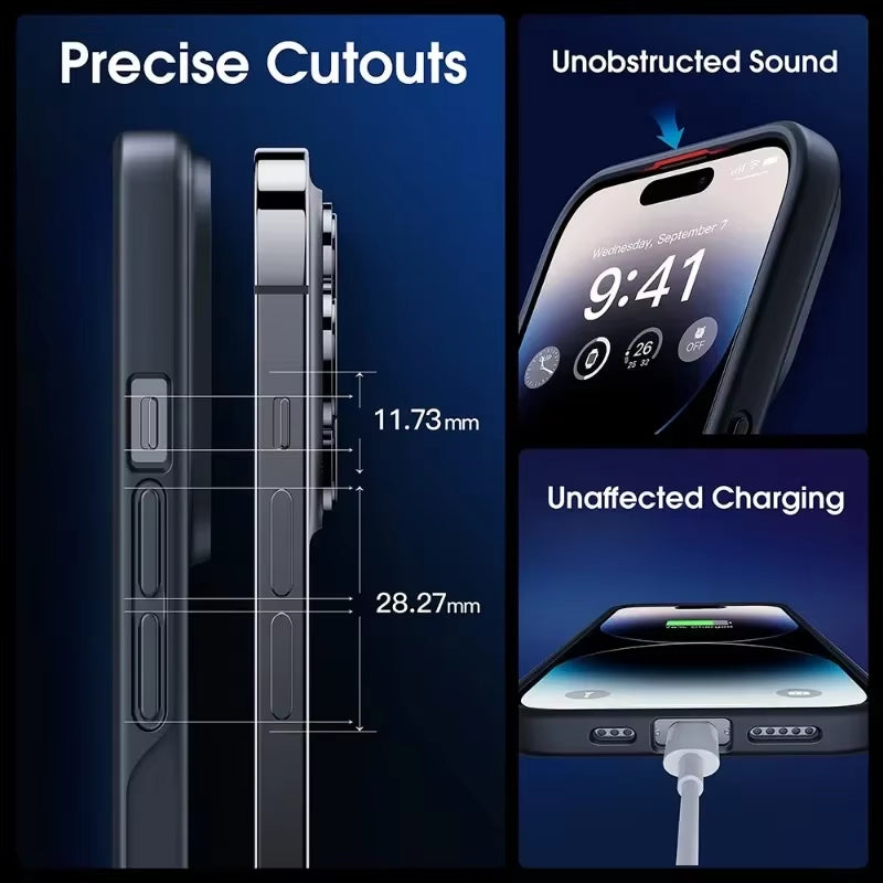 Matte Frosted iPhone Case – Magnetic & Magsafe