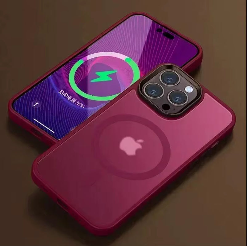 Matte Frosted iPhone Case – Magnetic & Magsafe
