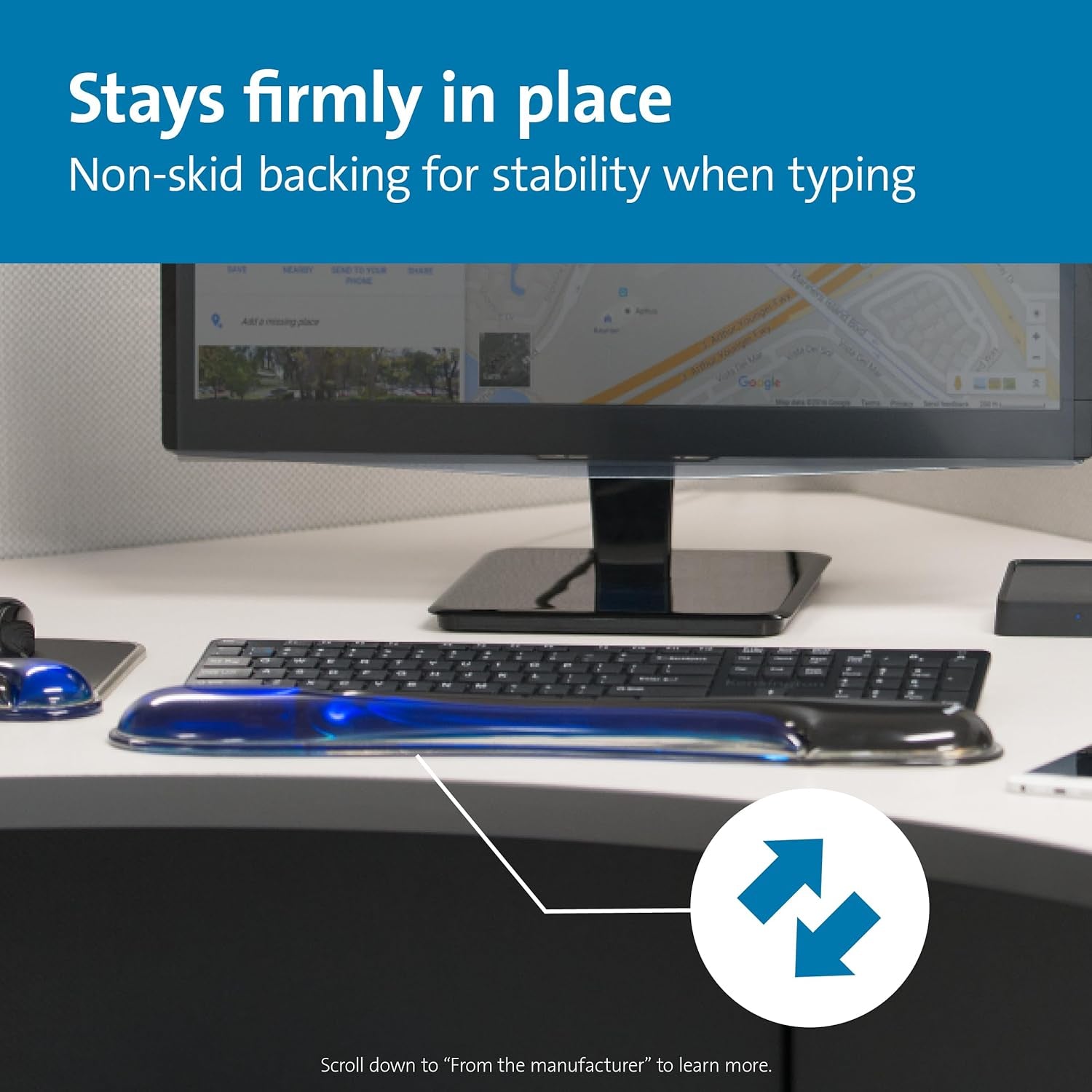 Duo Gel Keyboard Wrist Rest