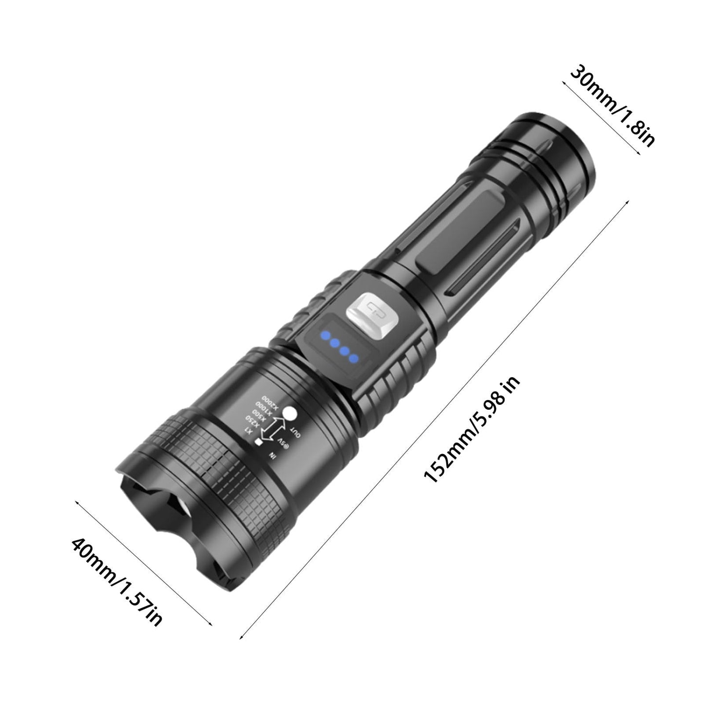 P50 Retractable Flashlight