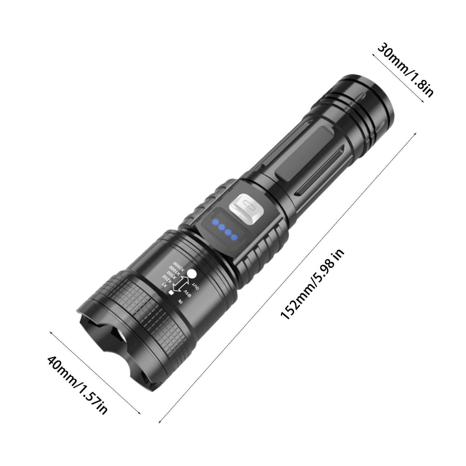 P50 Retractable Flashlight