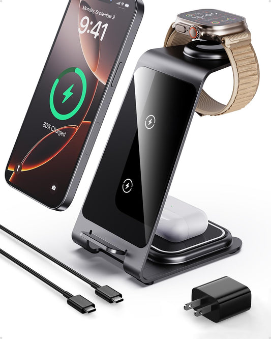 3 in 1 Wireless Charging Station for Iphone
