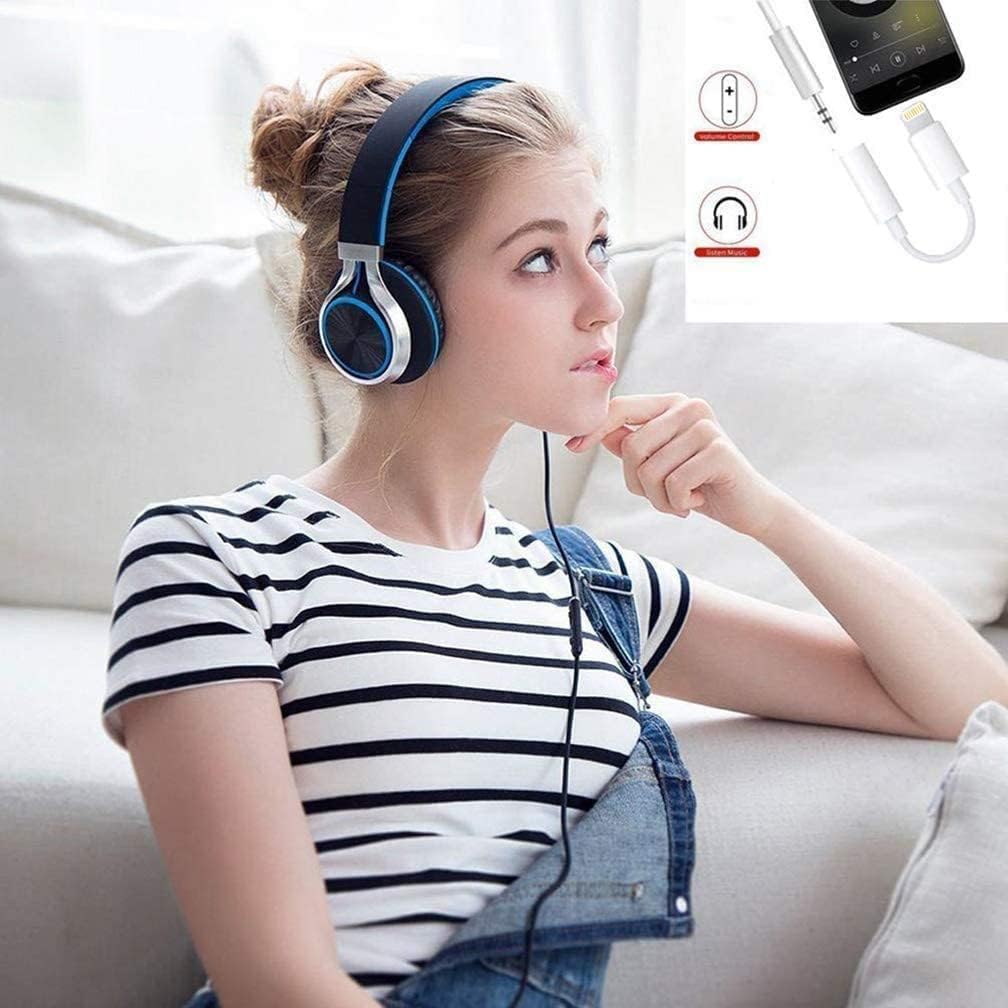 2 Pack Lightning to 3.5 Mm Headphone Jack Adapter