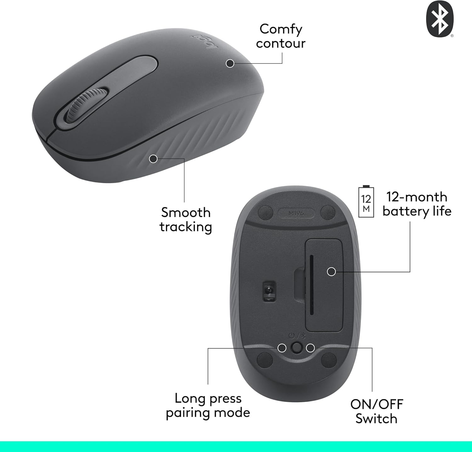 M196 Bluetooth Wireless Mouse