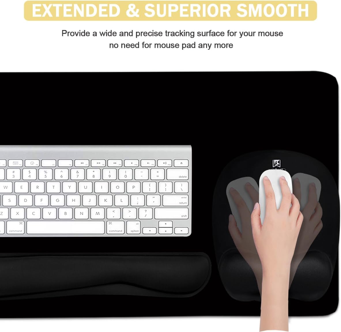 Keyboard Wrist Rest Large Mouse Pad Wrist Support for Computer