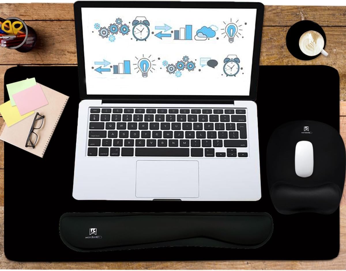 Keyboard Wrist Rest Large Mouse Pad Wrist Support for Computer