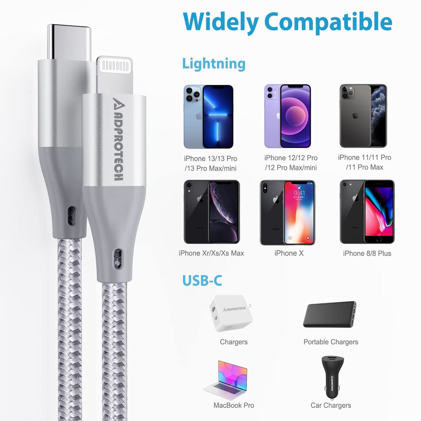 USB C to Lightning Cable