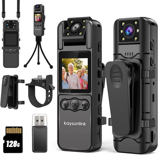 Body Camera with Audio and Video Recording