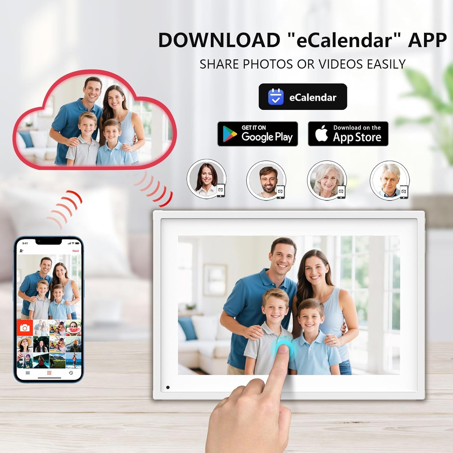 10.1 Inch Smart Digital Calendar Planner & Chore Chart