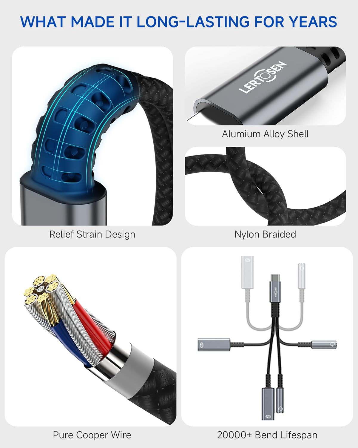 USB C to 3.5Mm Headphone and Charger Adapter