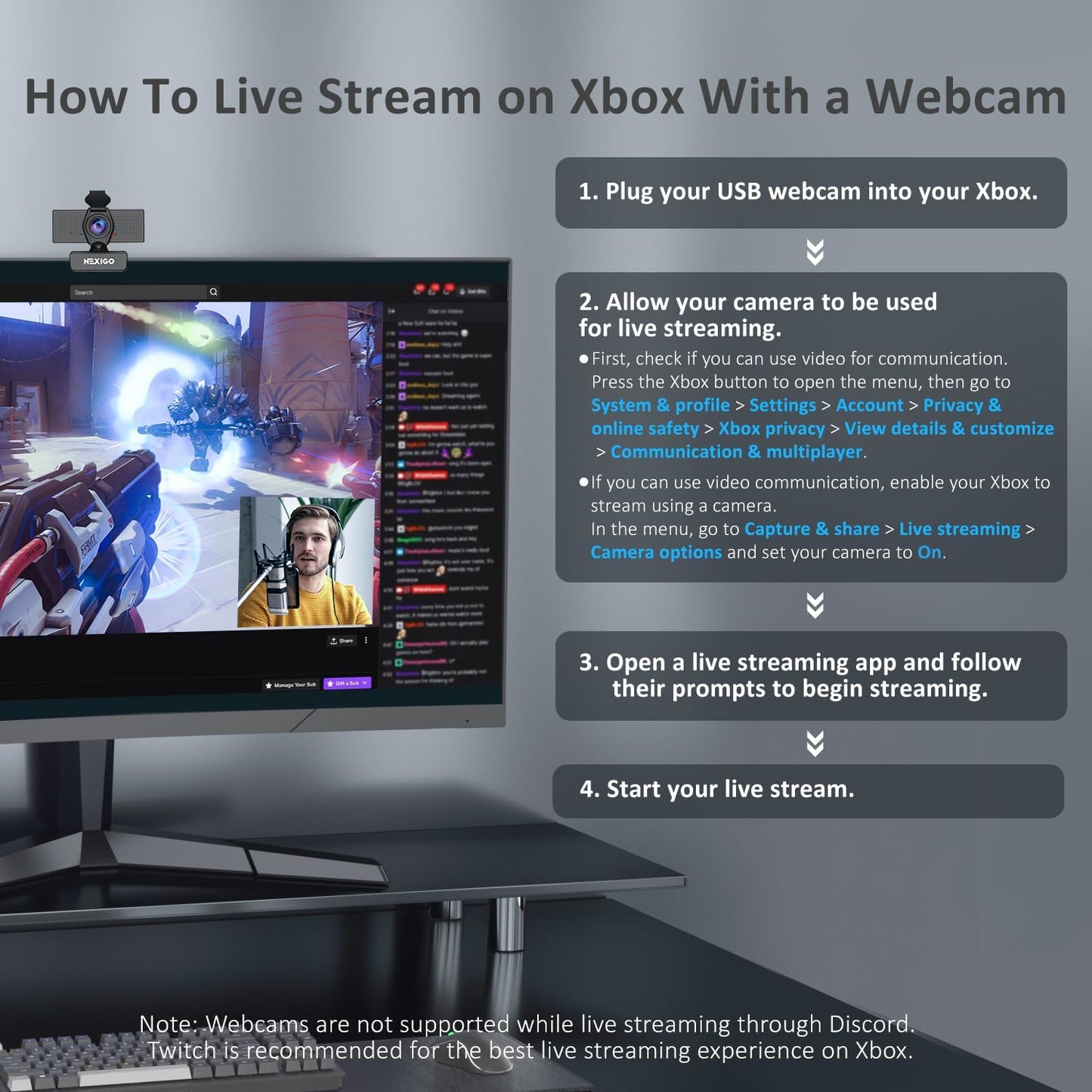 Webcam with Microphone