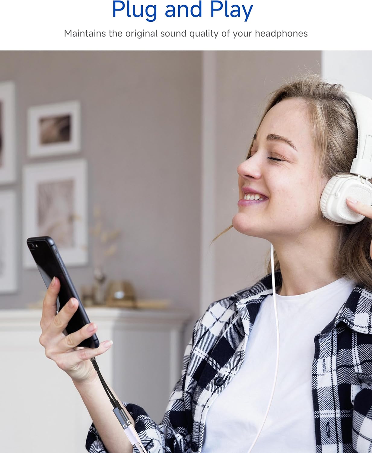 USB C to 3.5Mm Headphone and Charger Adapter