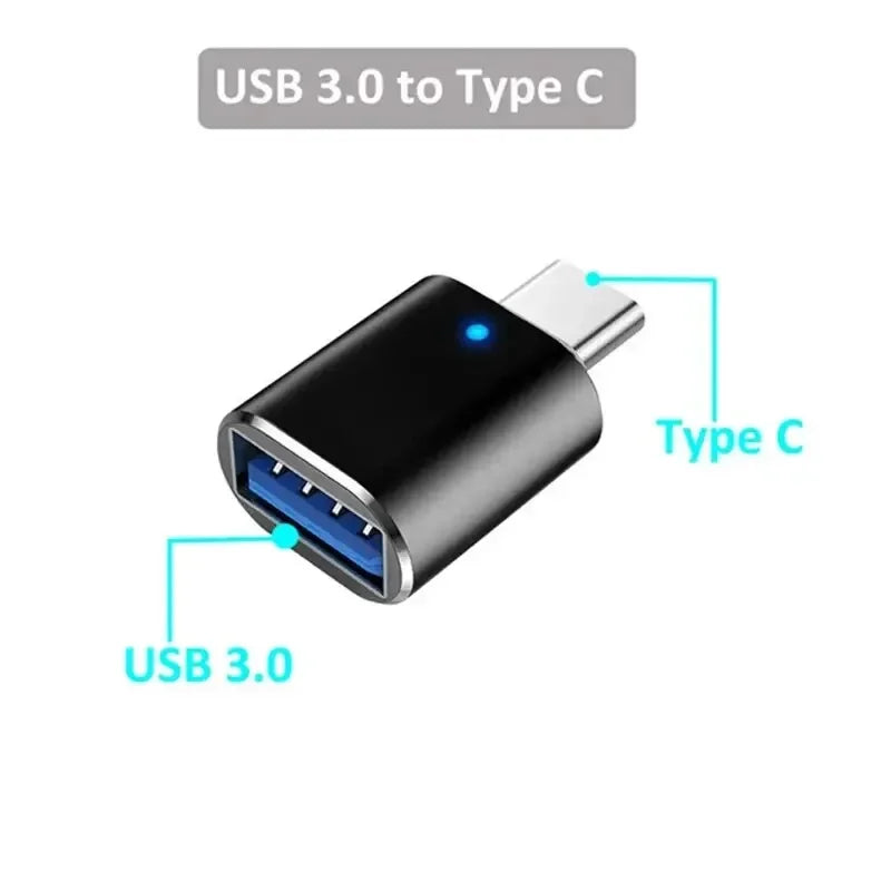 USB-A to USB-C OTG Adapter