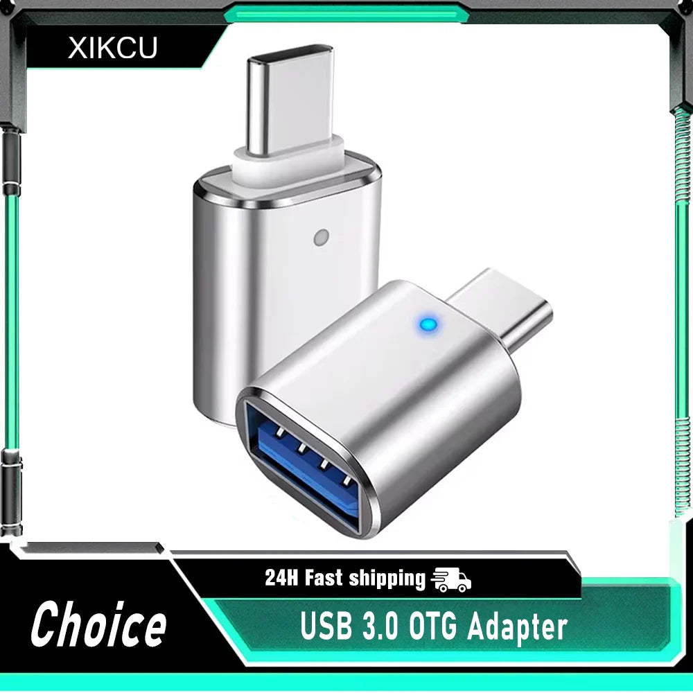 USB-A to USB-C OTG Adapter
