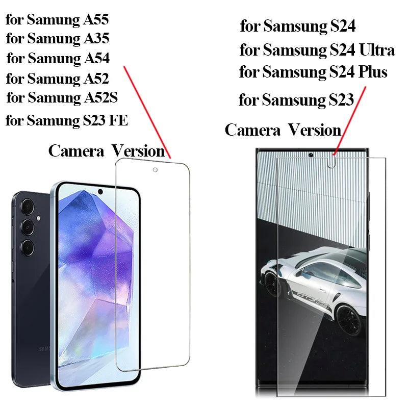 HD Tempered Glass Screen Protector for Samsung