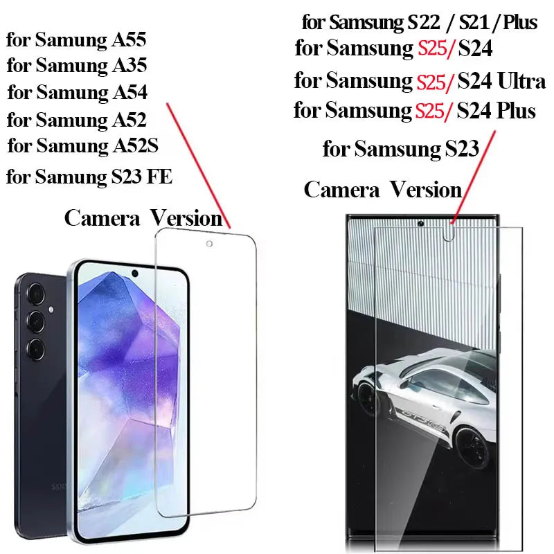 HD Tempered Glass Screen Protector for Samsung