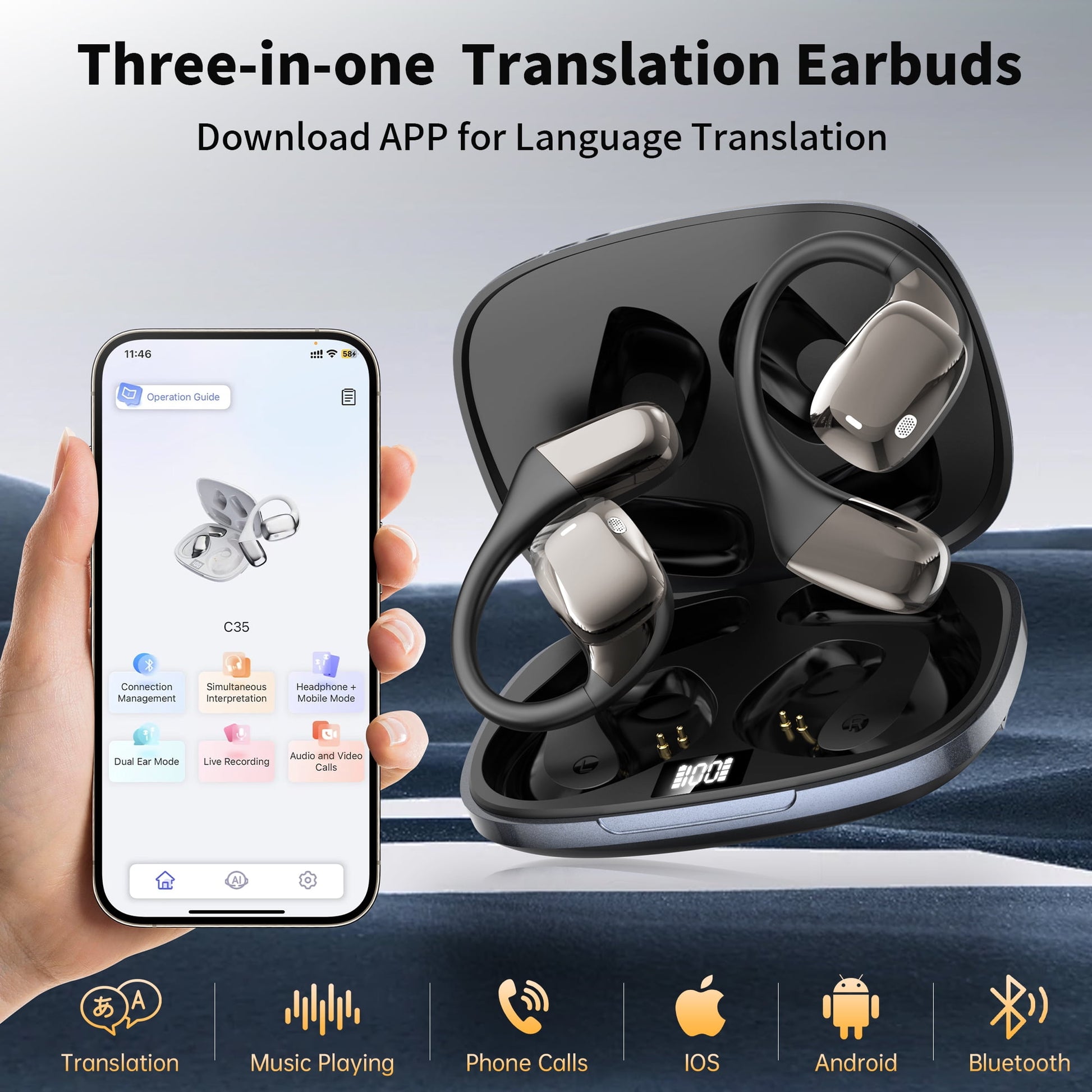 AI Translator Earbuds
