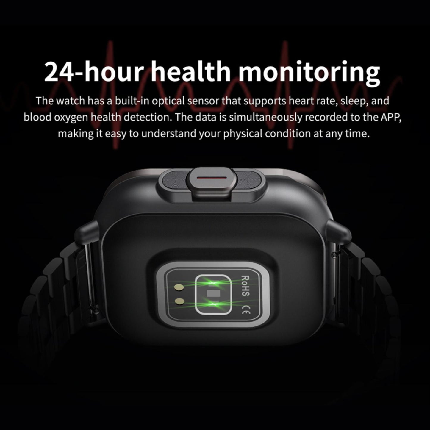 2-in-1 Sports Smartwatch with Bluetooth Headset