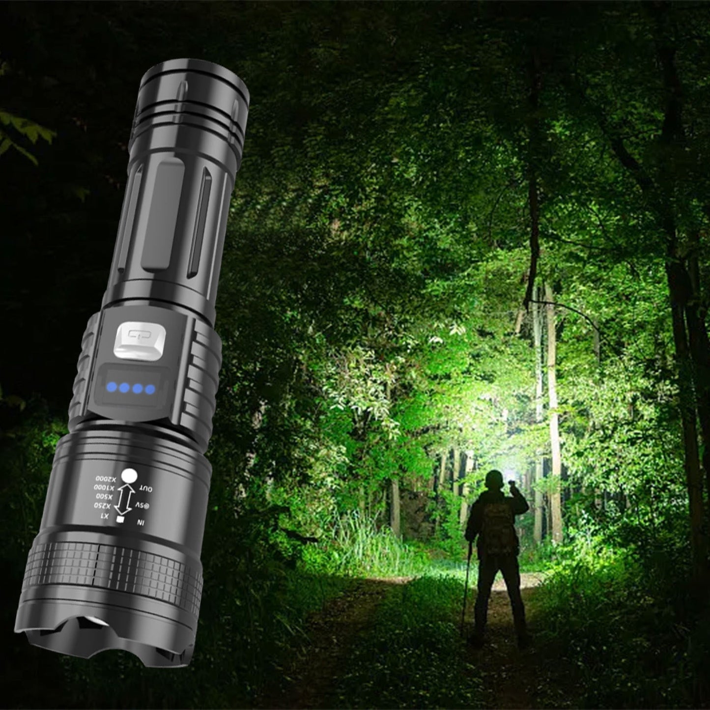 P50 Retractable Flashlight
